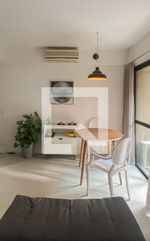 Apartamento para alugar com 60m², 1 quarto e 2 vagasSala