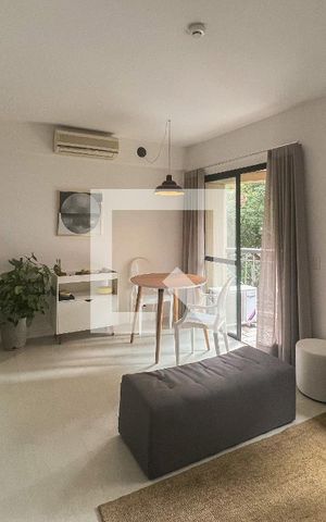 Apartamento para alugar com 60m², 1 quarto e 2 vagasSala