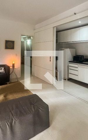 Apartamento para alugar com 60m², 1 quarto e 2 vagasSala