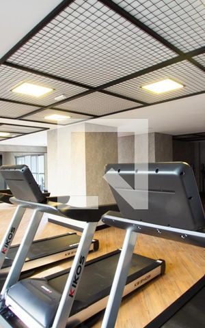Studio para alugar com 27m², 1 quarto e sem vaga Studio para alugar com 27m², 1 quarto e sem vagaÁrea comum - Academia