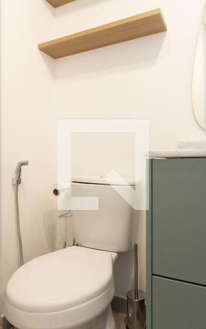 Studio à venda com 27m², 1 quarto e sem vaga Studio à venda com 27m², 1 quarto e sem vagaBanheiro da Suíte