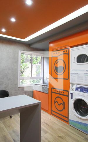 Studio para alugar com 24m², 1 quarto e sem vagaLavanderia