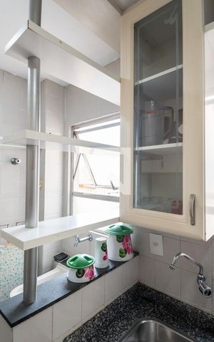 Apartamento para alugar com 48m², 2 quartos e 1 vagaDetalhe da Cozinha