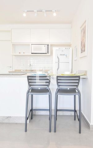 Apartamento à venda com 43m², 1 quarto e 1 vagaCozinha 