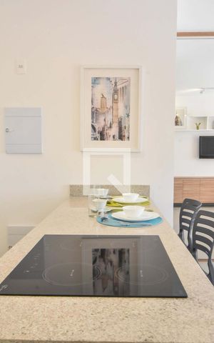 Apartamento à venda com 43m², 1 quarto e 1 vagaCozinha 