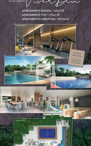 Apartamento à venda com 148m², 4 quartos e 4 vagas