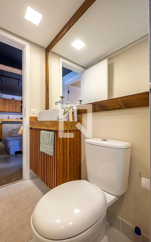 Apartamento à venda com 57m², 1 quarto e 1 vaga Apartamento à venda com 57m², 1 quarto e 1 vagaBanheiro