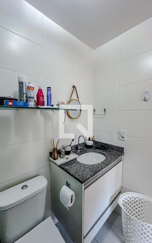 Apartamento para alugar com 24m², 1 quarto e sem vagaBanheiro da Suíte