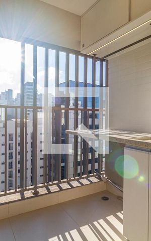 Studio para alugar com 28m², 1 quarto e sem vagaVaranda