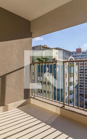 Studio para alugar com 28m², 1 quarto e sem vagaVaranda