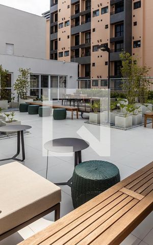 Apartamento para alugar com 32m², 1 quarto e sem vagaTerraço