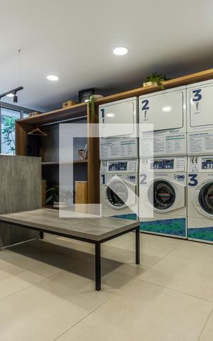 Apartamento para alugar com 32m², 1 quarto e sem vagaLavanderia