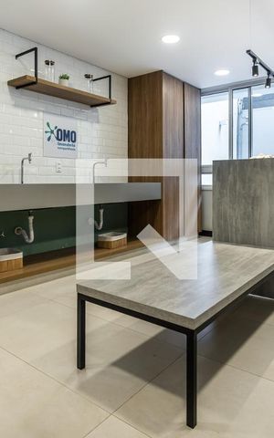 Apartamento para alugar com 32m², 1 quarto e sem vagaLavanderia
