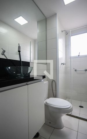 Apartamento para alugar com 43m², 2 quartos e 1 vaga Apartamento para alugar com 43m², 2 quartos e 1 vagaBanheiro