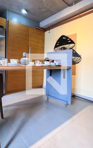 Studio à venda com 35m², 1 quarto e sem vagaCozinha
