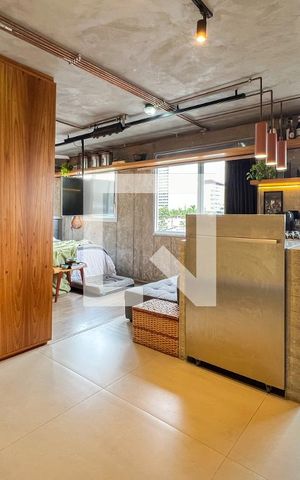 Studio à venda com 35m², 1 quarto e sem vagaCozinha