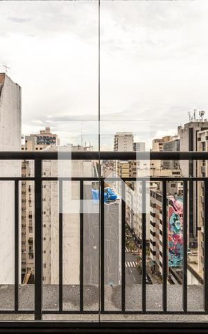 Studio para alugar com 27m², 1 quarto e sem vagaVaranda