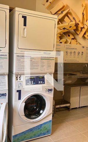Studio para alugar com 24m², 1 quarto e sem vagaLavanderia