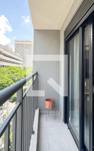 Apartamento para alugar com 24m², 1 quarto e sem vagaVaranda