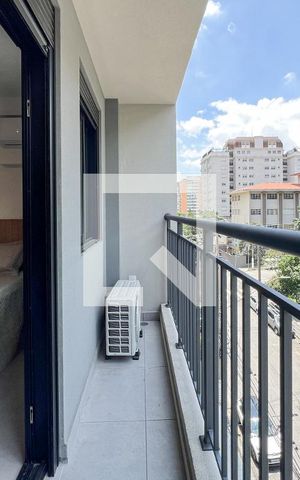 Apartamento para alugar com 24m², 1 quarto e sem vagaVaranda
