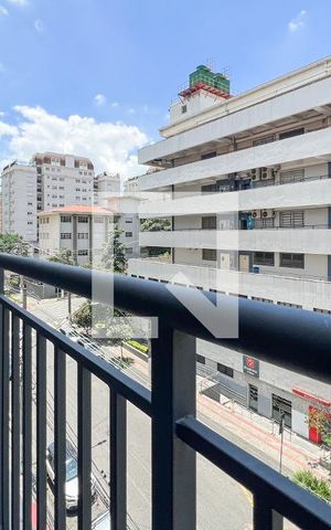 Apartamento para alugar com 24m², 1 quarto e sem vagaVaranda