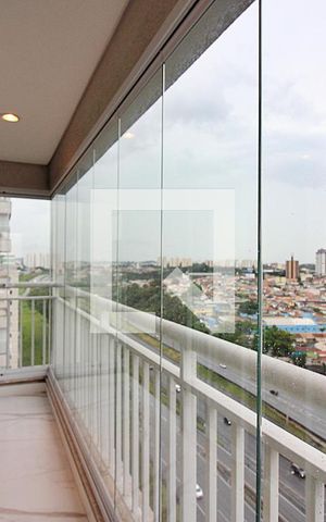 Apartamento à venda com 151m², 3 quartos e 2 vagasSacada do Quarto 1 - Suíte