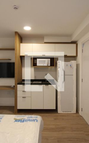 Studio para alugar com 24m², 1 quarto e sem vagaCozinha 