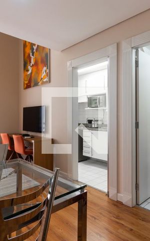 Apartamento para alugar com 44m², 1 quarto e 1 vaga Apartamento para alugar com 44m², 1 quarto e 1 vagaSala