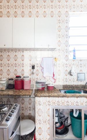 Apartamento à venda com 65m², 2 quartos e sem vagaCozinha e Área de Serviço
