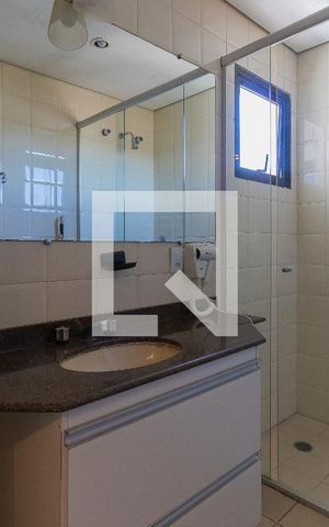 Studio para alugar com 55m², 1 quarto e 1 vaga Studio para alugar com 55m², 1 quarto e 1 vagaBanheiro Social