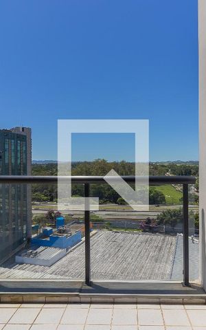 Studio para alugar com 55m², 1 quarto e 1 vaga Studio para alugar com 55m², 1 quarto e 1 vagaSacada do quarto