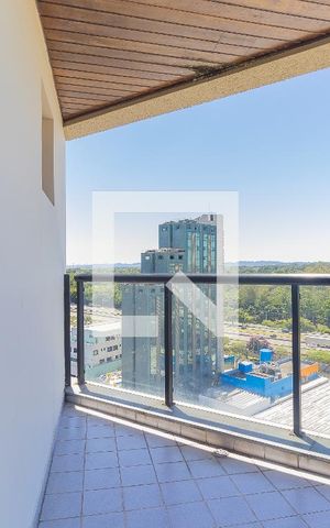 Studio para alugar com 55m², 1 quarto e 1 vaga Studio para alugar com 55m², 1 quarto e 1 vagaSacada da sala