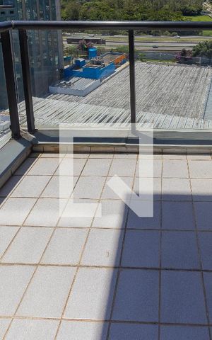 Studio para alugar com 55m², 1 quarto e 1 vaga Studio para alugar com 55m², 1 quarto e 1 vagaSacada do quarto