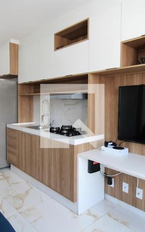 Studio à venda com 29m², 1 quarto e sem vagaSala/Cozinha - Armários 