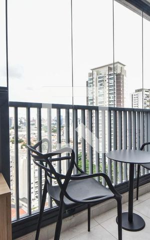 Apartamento para alugar com 23m², 1 quarto e sem vagaVaranda