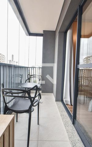 Apartamento para alugar com 23m², 1 quarto e sem vagaVaranda