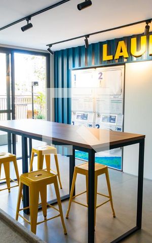 Apartamento para alugar com 29m², 1 quarto e sem vaga Apartamento para alugar com 29m², 1 quarto e sem vagaÁrea comum - Lavanderia
