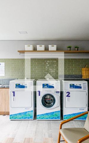 Apartamento para alugar com 34m², 2 quartos e sem vagaLavanderia