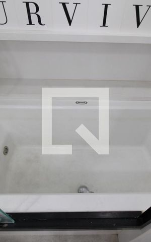 Studio à venda com 51m², 1 quarto e 1 vagaDetalhe do banheiro - Banheira 