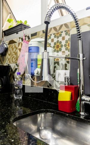 Studio para alugar com 36m², 1 quarto e 1 vagaCozinha - Torneira
