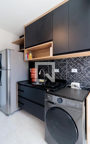 Studio à venda com 49m², 1 quarto e sem vagaCozinha do Studio