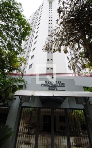 Apartamento para alugar com 43m², 1 quarto e 1 vagaFachada e portaria