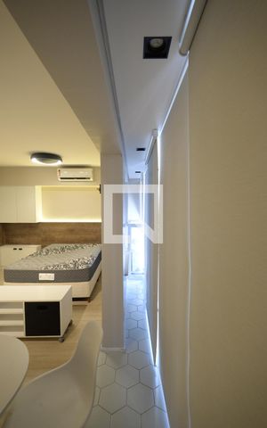 Studio à venda com 32m², 1 quarto e sem vagaVaranda