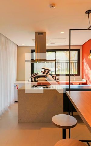 Apartamento para alugar com 32m², 1 quarto e 1 vaga Apartamento para alugar com 32m², 1 quarto e 1 vagaLounge