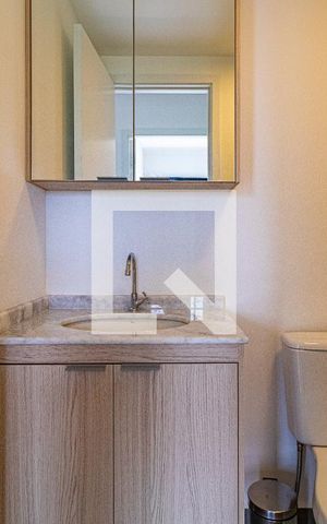 Apartamento para alugar com 33m², 1 quarto e sem vaga Apartamento para alugar com 33m², 1 quarto e sem vagaBanheiro