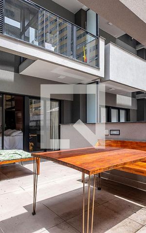Studio à venda com 40m², 1 quarto e sem vaga Studio à venda com 40m², 1 quarto e sem vagaVaranda