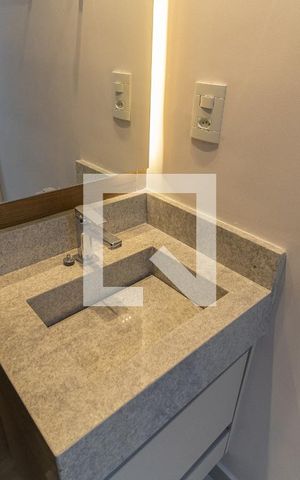 Apartamento para alugar com 43m², 1 quarto e sem vaga Apartamento para alugar com 43m², 1 quarto e sem vagaBanheiro