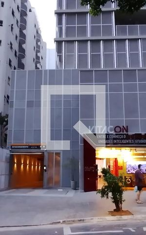 Studio para alugar com 18m², 1 quarto e sem vaga Studio para alugar com 18m², 1 quarto e sem vagaFachada