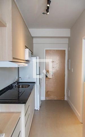 Studio para alugar com 26m², 1 quarto e sem vaga Studio para alugar com 26m², 1 quarto e sem vagaCozinha