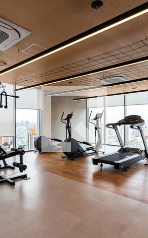 Studio à venda com 30m², 1 quarto e sem vaga Studio à venda com 30m², 1 quarto e sem vagaÁrea comum (Rooftop) - Academia